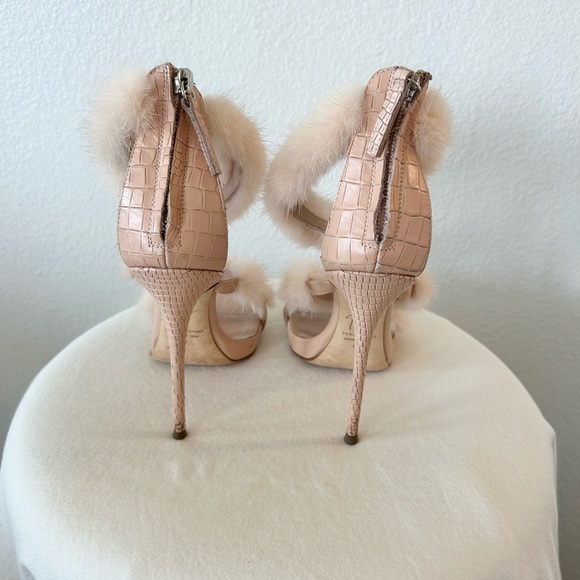 Giuseppe Zanotti Harmony Winter Heels in Pink - Picture 6 of 11